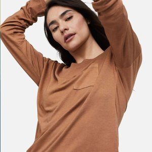 MATE the Label Tencel Long Sleeve Sleep Tee (Sedona)
